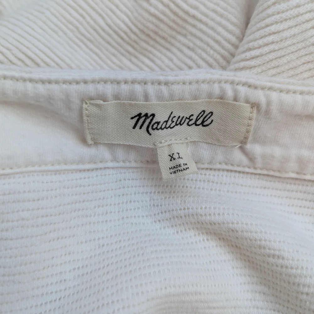 Madewell Cream Tie-Strap Tank Top